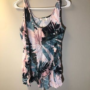 Motherhood maternity Beachy Patterned Tank Top